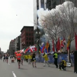 Two bombs blow up at Boston Marathon killing at least three