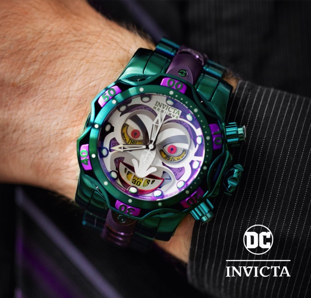 The Invicta DC Comics 'Joker' dive watch