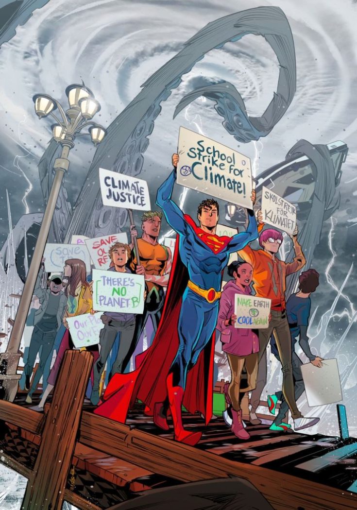 Bisexual Superman leads a school strike against climate change – Bent Corner