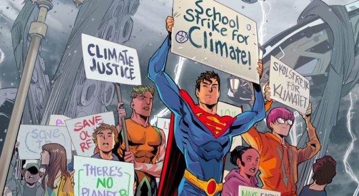 Bisexual Superman leads a school strike against climate change – Bent Corner